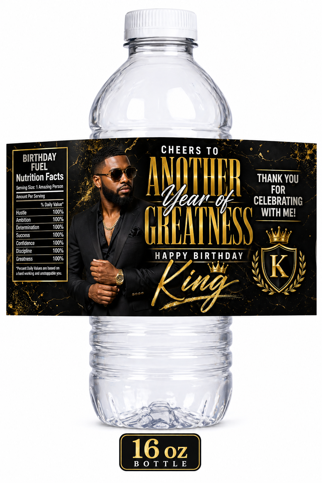 Custom 16.5oz Water Bottles (80 count)