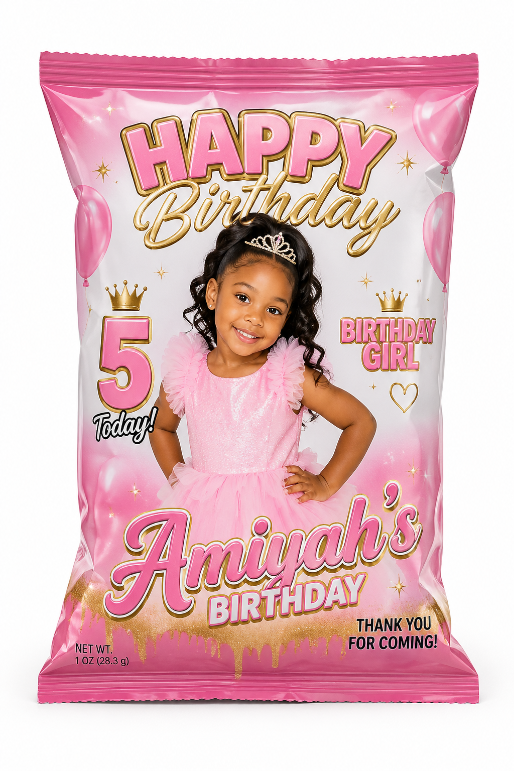 Custom Chip Bag Favors (40 Count)