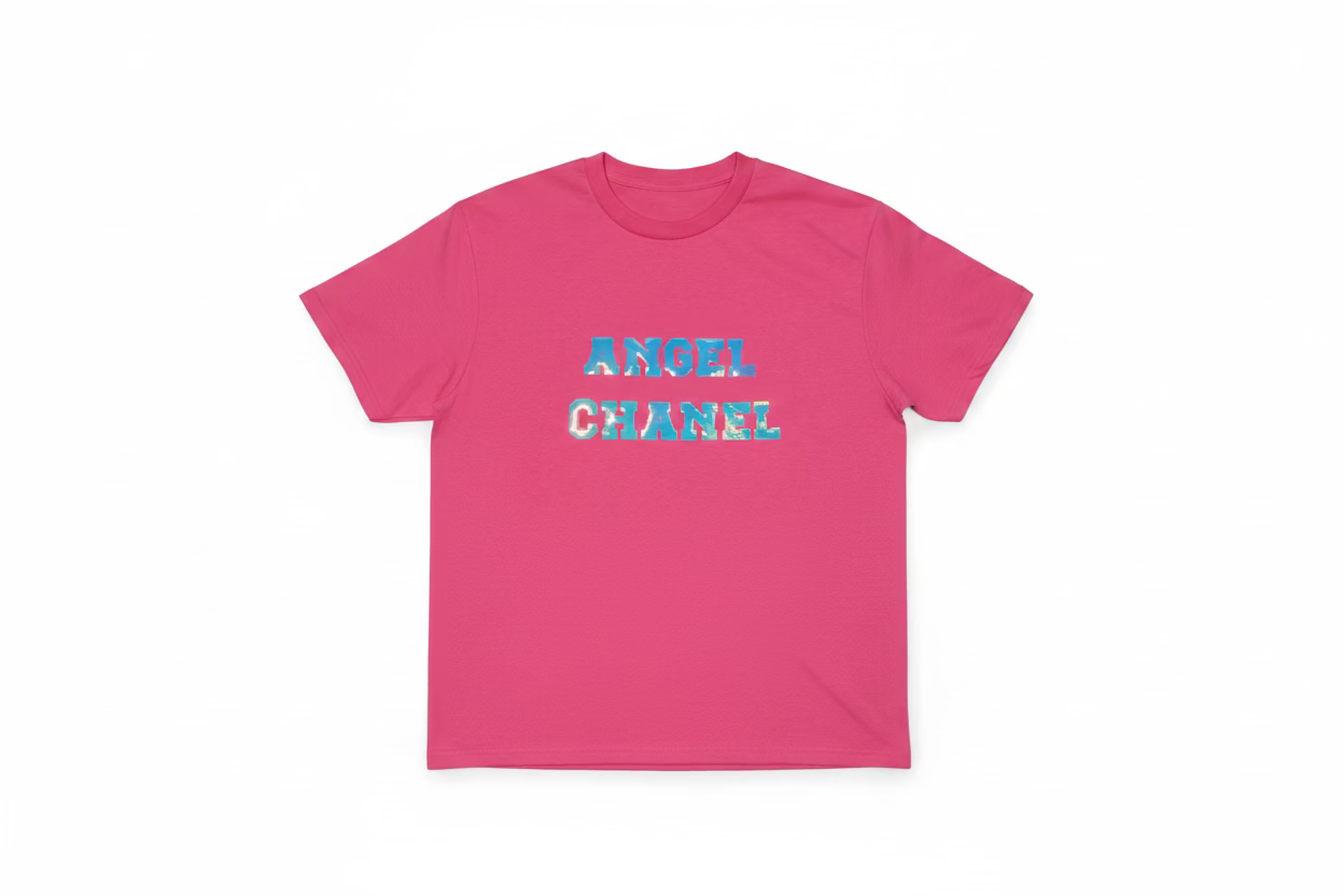 Custom Holographic Letter shirt